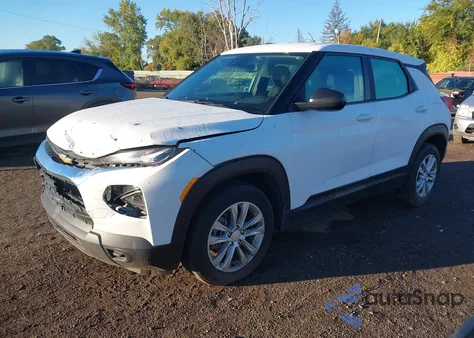 2021 Chevrolet Trailblazer Fwd Ls из США, поврежденный, VIN KL79MMS26MB129997